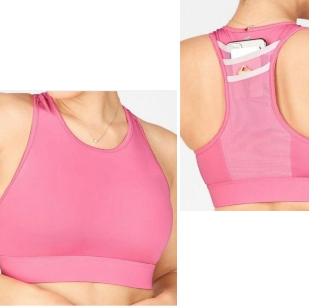 Fabletics Pink Trinity High Impact Sportsbra - image 1